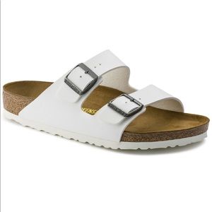 White Birkenstock Sandals